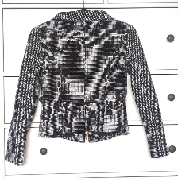 Sz 8 Sara Campbell Navy Blue & White Jacket - Picture 3 of 5